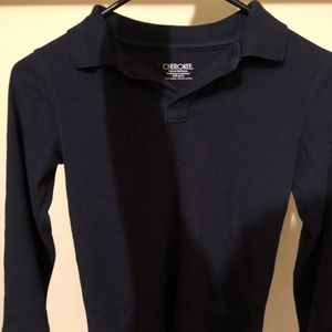 Navy Blue Long Sleeve Shirt